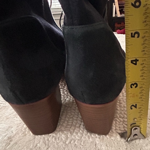 Sole Society Navy Suede Ankle Boots - Picture 7 of 8